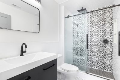Modern Bathroom with New Shower